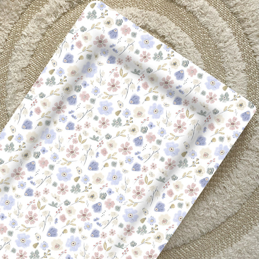 Standard Changing Mat - Lilac Wildflowers
